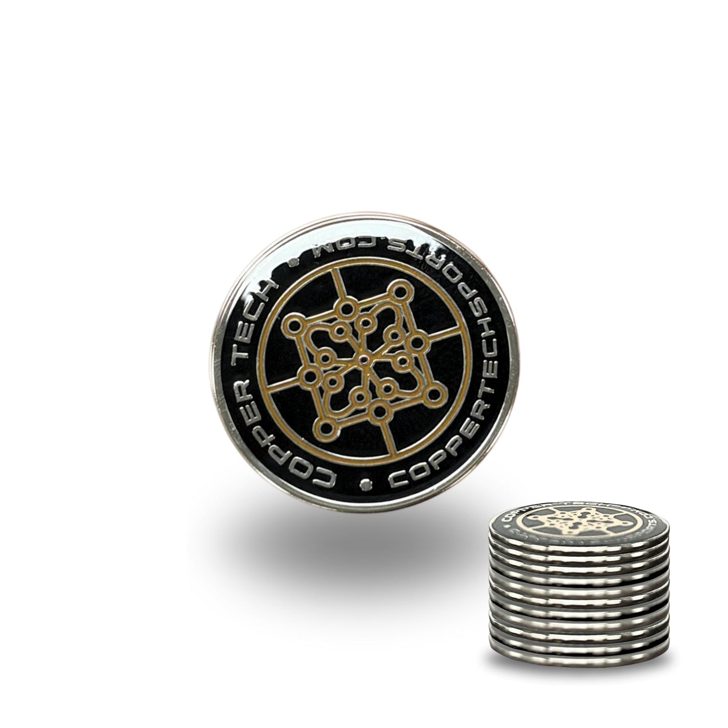 Copper Tech Signature Ball Marker [Set of 3]