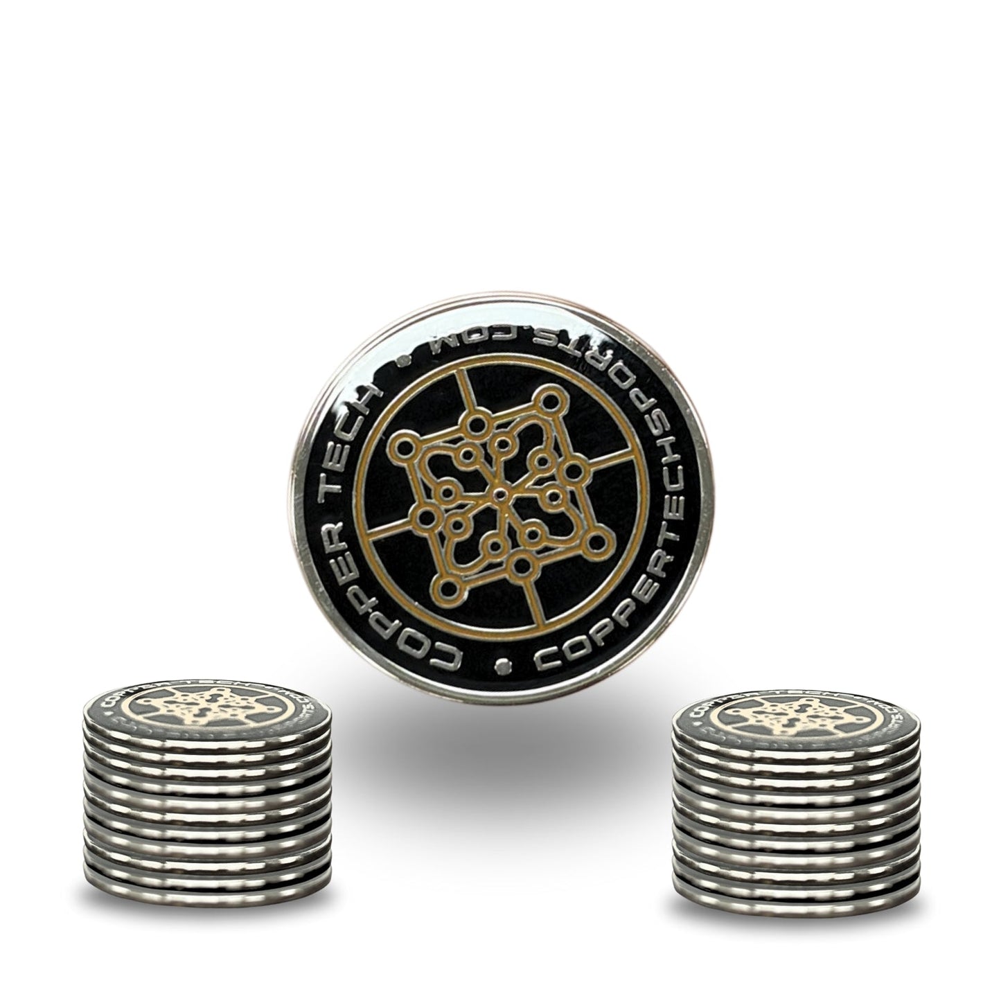 Copper Tech Signature Ball Marker [Set of 3]