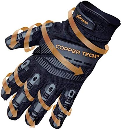 Copper Tech X-power Master Pro Heavy Duty Workman/Mechanics Gloves(PAIR)