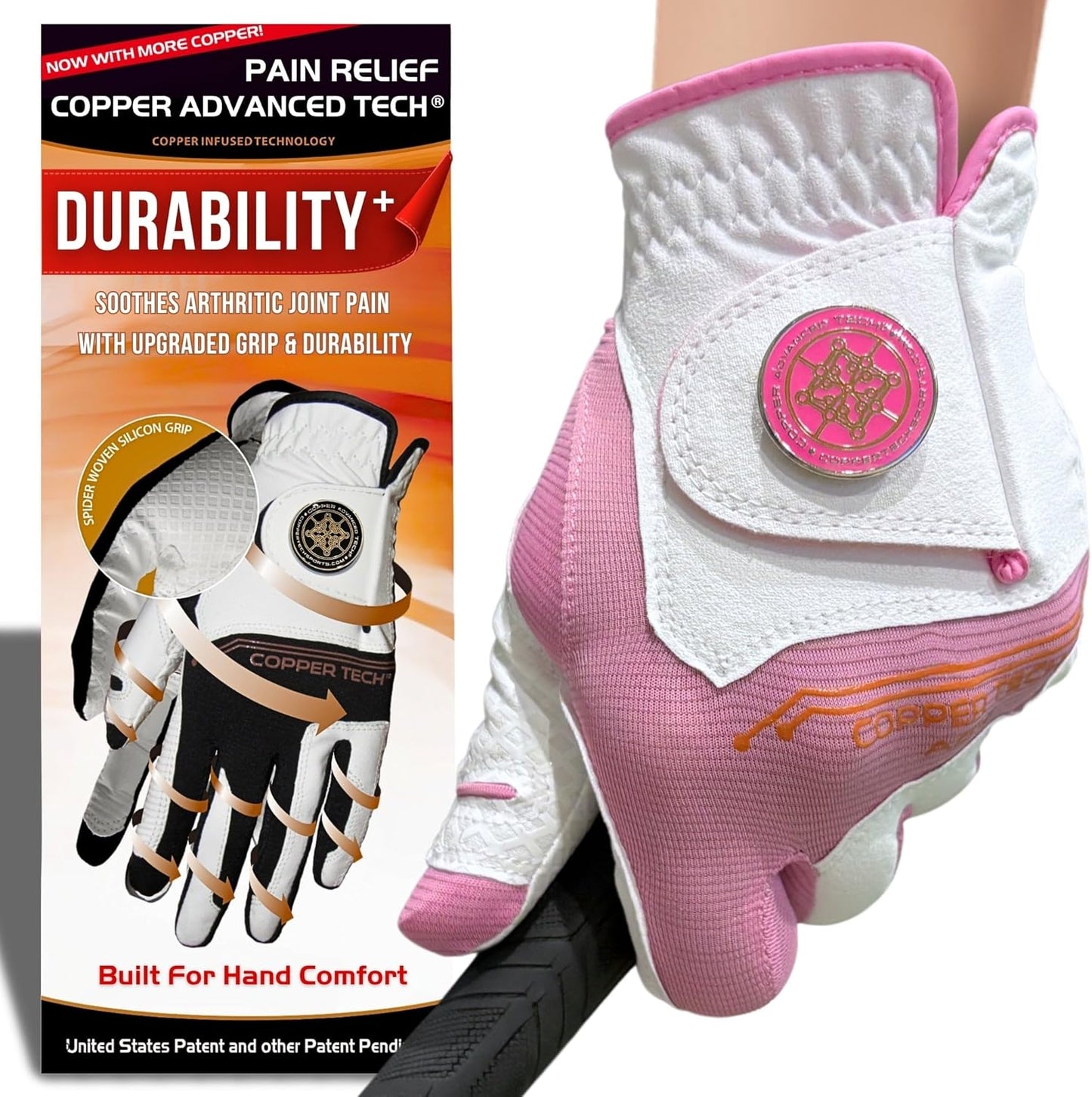 Copper Tech Advanced 2.0 Women's Golf Glove Left or Right